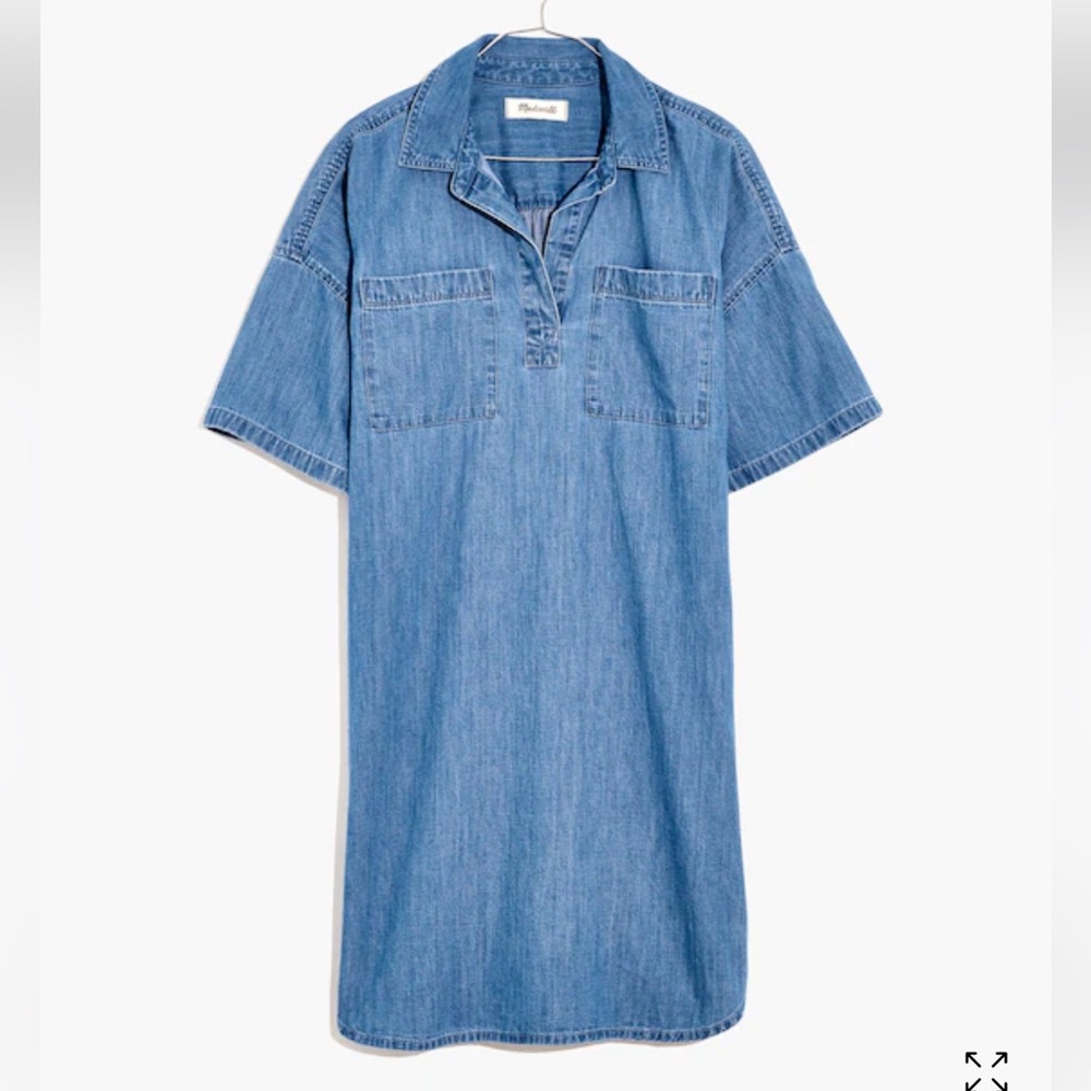 Madewell Indigo Denim Mini Dress